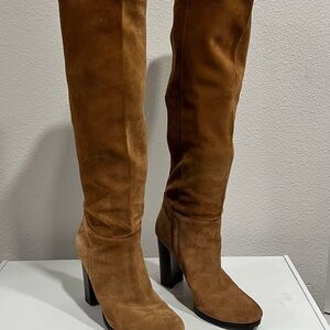 Sam Edelman Tan Suede Heeled Boots